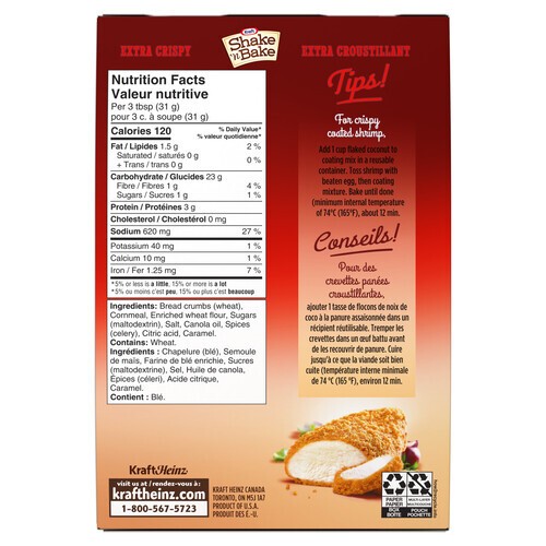 Kraft Shake 'N Bake Coating Mix Extra Crispy 152 g