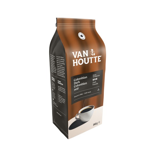 Van Houtte Ground Coffee Dark Roast Colombian 340 g