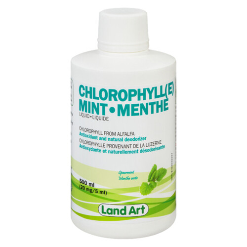 Land Art Liquid Chlorophyll Mint 500 ml