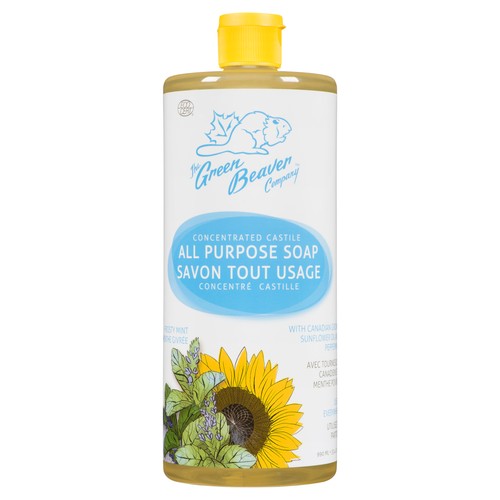 The Green Beaver Company Soap Extra Gentle Cilantro Mint 990 ml