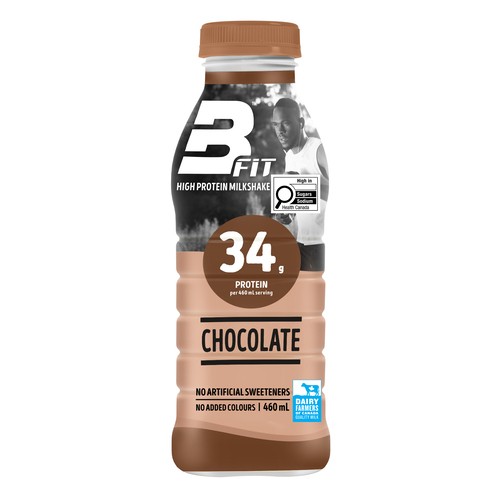 BFIT Shake High Protein Chocolate 460 ml (bottle)