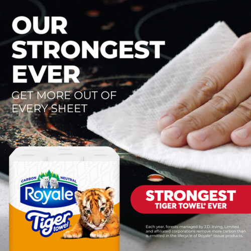 Royale Paper Towel 2-Ply 12 Rolls x 74 Sheets 