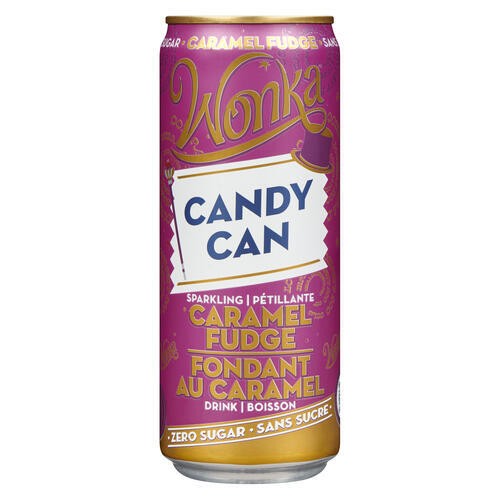 Candy Can Zero Sugar Sparkling Drink Wonka Caramel Fudge 330 ml (can)