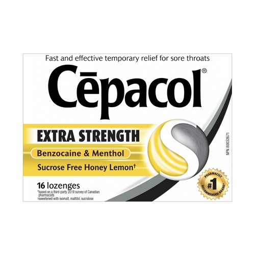 Cepacol Lozenges Extra Strength Honey and Lemon 16 EA