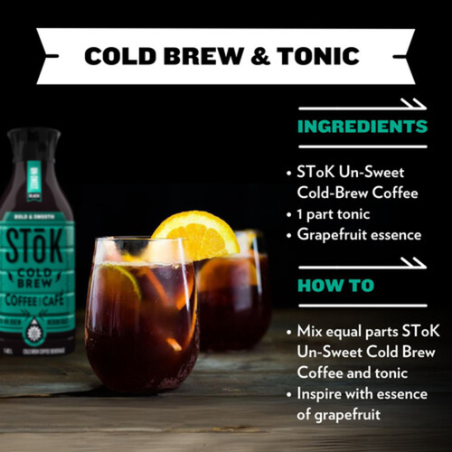 Stok Cold Brew Coffee Black Unsweetened 1.42 L