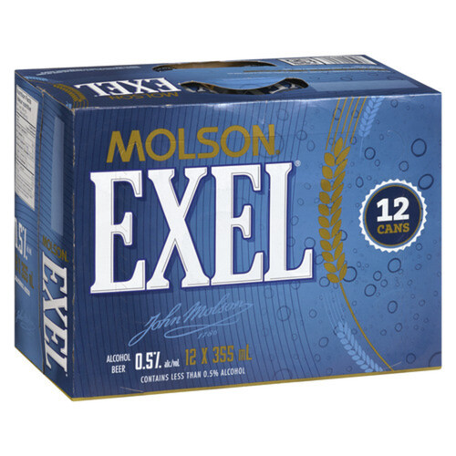 Molson Exel Non Alcoholic Beer 12 x 355 ml