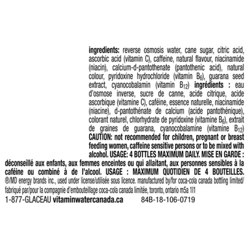 Glacéau Energy Tropical Vitaminwater Citrus 591 ml (bottle)