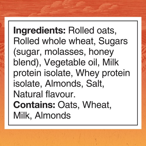 Quaker Harvest Crunch Protein Cereal Oat Honey & Almond 325 g