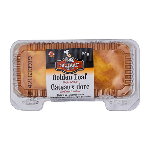 Schaaf Foods Golden Loaf Cake 390 g (frozen)