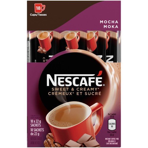 Nescafé Instant Coffee Mix Sweet & Creamy Mocha 18 x 22 g