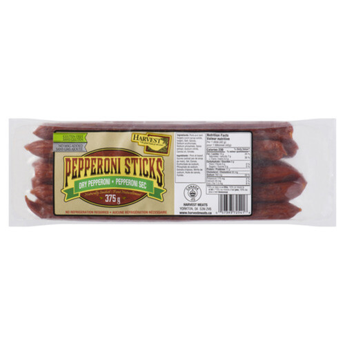 Harvest Meats Shelf Stable Dry Pepperoni 375 g