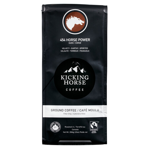 Kicking Horse Organic Ground Coffee 454 Horse Power Dark 284 g