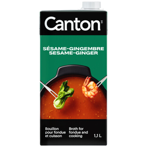 Canton Broth for Fondue and Cooking Sesame-Ginger 1.1 L