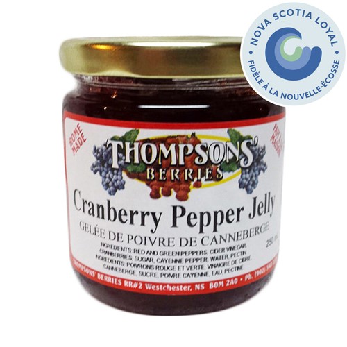 Thompsons' Berries Jelly Cranberry Pepper 250 ml