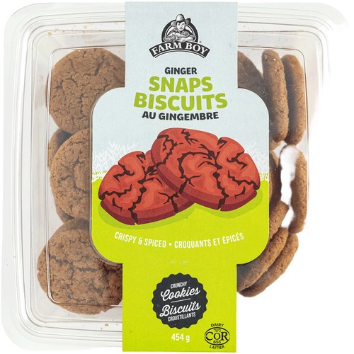 Farm Boy Crunchy Cookies Ginger Snaps 454 g