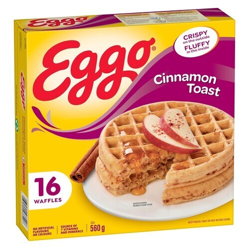 Kellogg's Eggo Frozen Waffles Cinnamon Toast 560 g