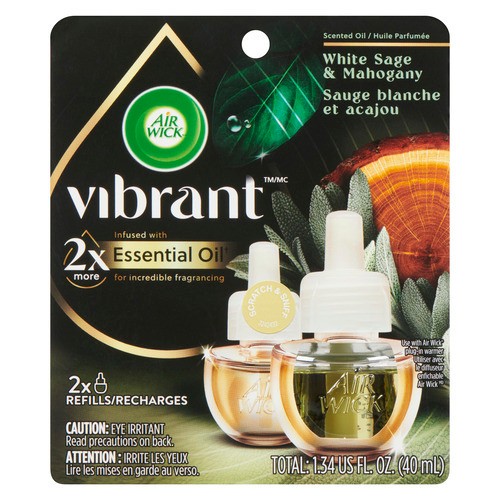 Air Wick Vibrant Scented Oil White Sage & Mahogany 40 ml
