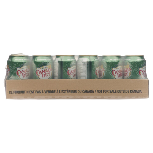 Canada Dry Soft Drink Ginger Ale 24 x 355 ml (cans) 
