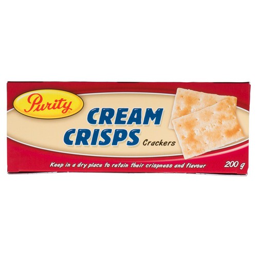 Purity Crackers Crisps Cream 200 g