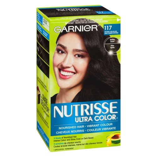 Garnier Nutrisse Ultra Hair Color 117 Intense Ash Black