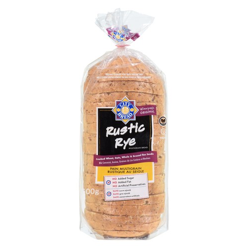City Bread Sliced Multigrain Bread Rustic Rye 500 g
