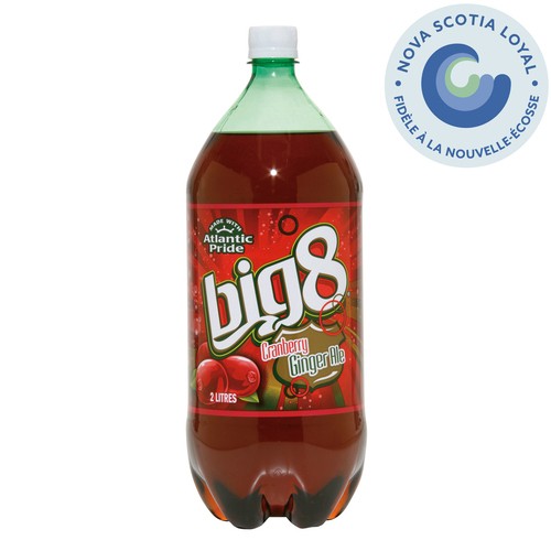 Big 8 Soft Drink Cranberry Ginger Ale 2 L (bottle)