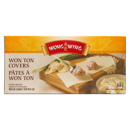 Wong Wing Frozen Wonton Covers 454 g