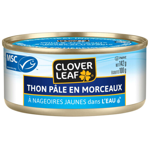 Clover Leaf Chunk Light Tuna Yellowfin In Water 142 g