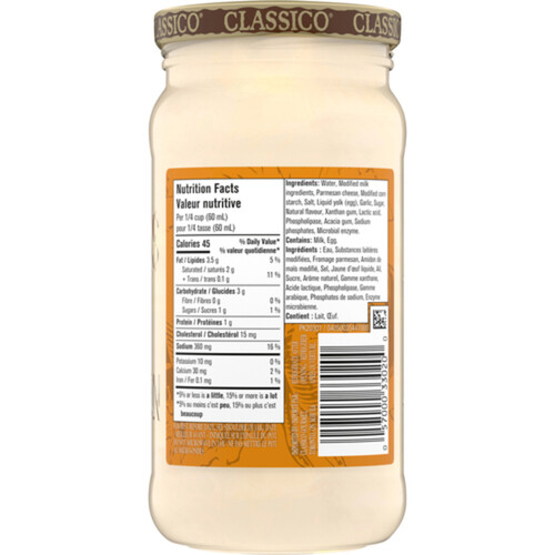 Classico Pasta Sauce Alfredo & Roasted Garlic 410 ml