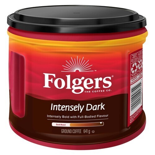 Folgers Ground Coffee Intensely Dark 641 g