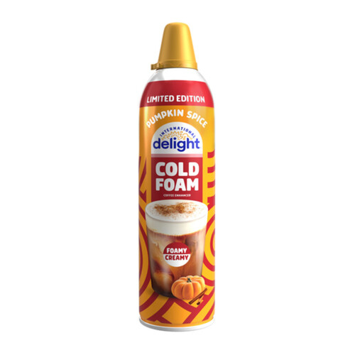 International Delight Cold Foam Coffee Enhancer Pumpkin Spice Limited Edition 369 g