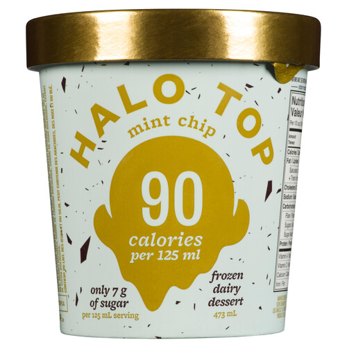 Halo Top Frozen Dairy Dessert Mint Chip 473 ml
