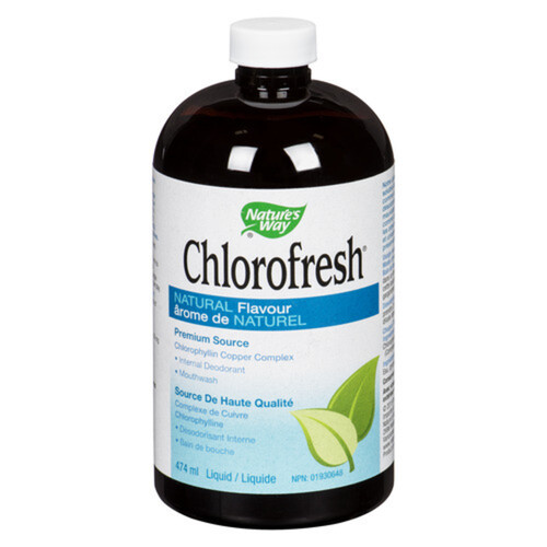 Nature's Way Nutritional Supplements Chlorofresh Liquid Natural Flavour 474 ml