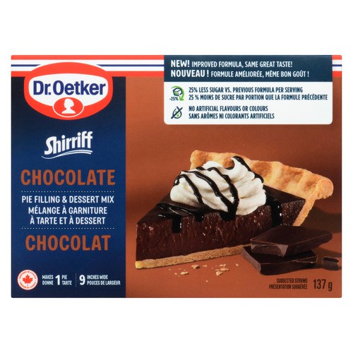 Dr. Oetker Shirriff Pie Filling & Dessert Mix Chocolate 137 g