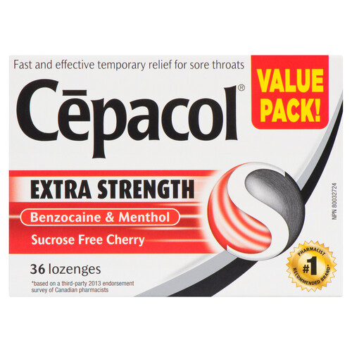 Cepacol Extra Strength Cherry Lozenges 36 Count