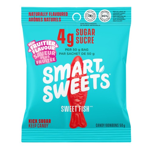 SmartSweets Candy Sweet Fish 50 g