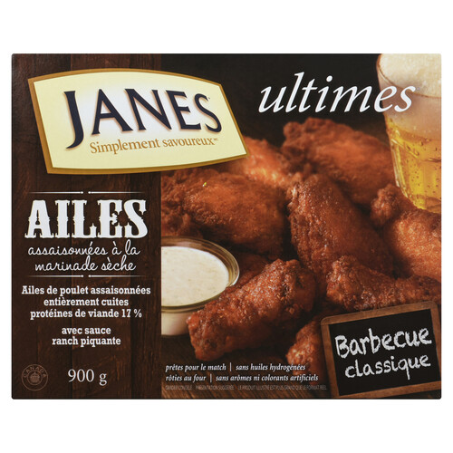 Janes Frozen Chicken Wings Barbeque 900 g