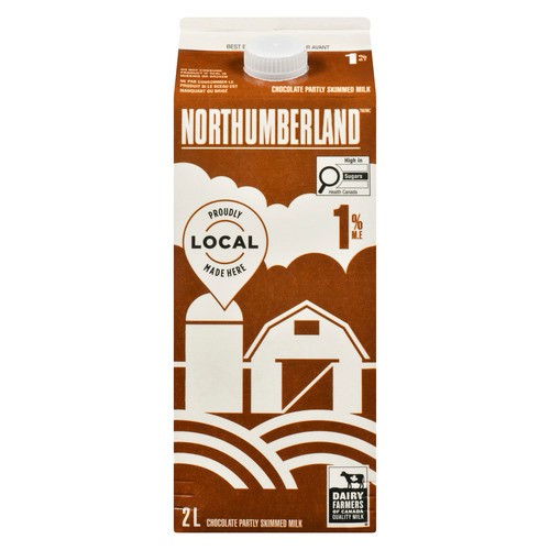 Northumberland 1% Partly Skim Chocolate Milk 2 L