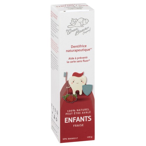 The Green Beaver Kids Toothpaste Strawberry 100 g