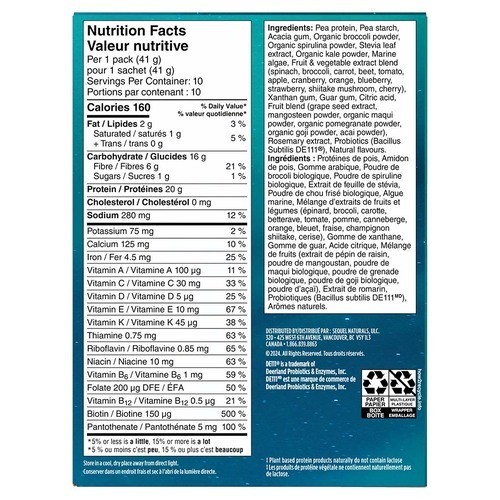 Vega One Gluten-Free All-In-One Protein Powder Shake French Vanilla 10 x 41 g