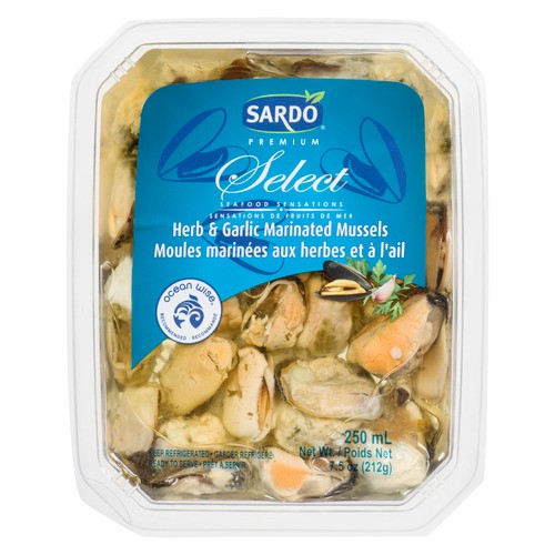 Sardo Marinated Mussels Herb & Garlic 250 ml
