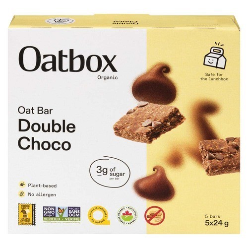 Oatbox Bars Double Chocolate 5 x 24 g