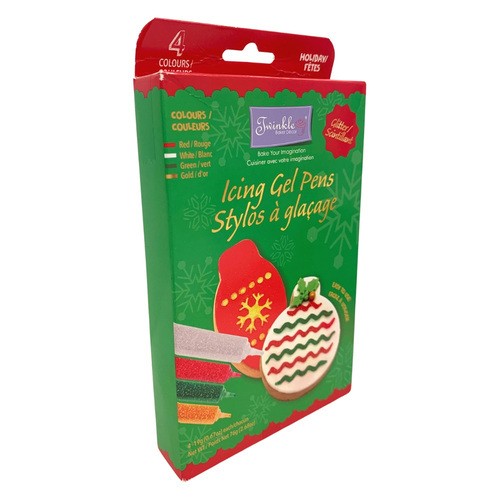 Twinkle Glitter Gel Kit Holiday Icing 76 g