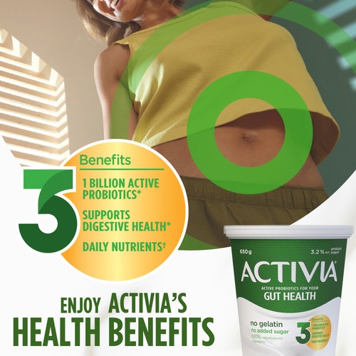 Activia Probiotic Yogurt Plain 650 g