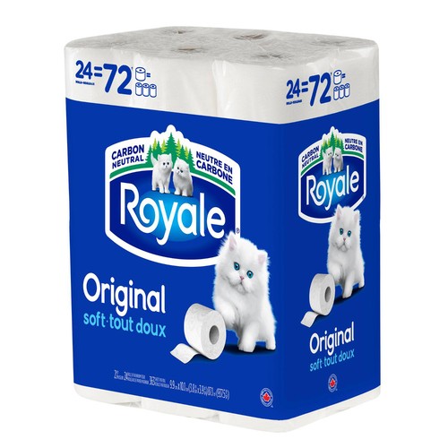 Royale Toilet Paper Original 2-Ply 24 Rolls x 363 Sheets