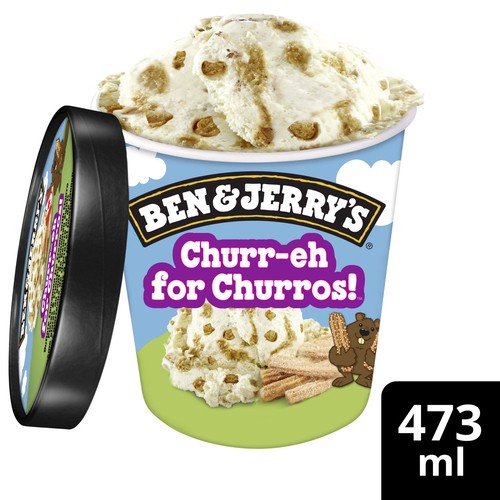 Ben & Jerry's Ice Cream Churr-Eh For Churros!™ With Fairtrade Ingredients 473 ml