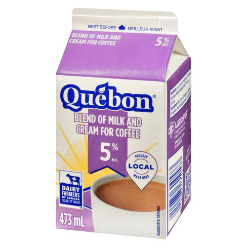 Quebon 5% Milk & Cream Coffee Blend 473 ml
