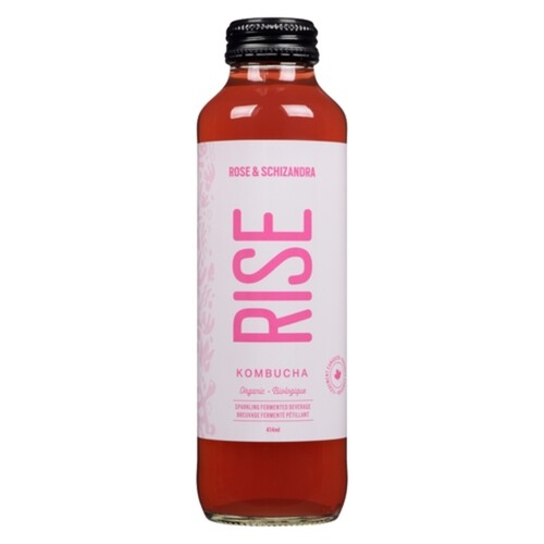 Rise Kombucha Rose and Schizandra 414 ml (bottle)