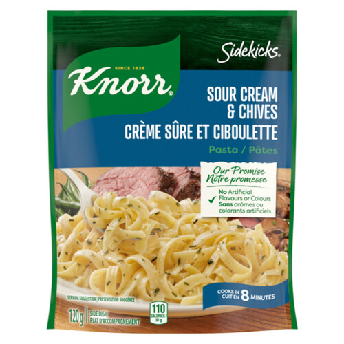 Knorr Sidekicks Pasta Side Dish Sour Cream & Chives For A Quick Meal 120 g