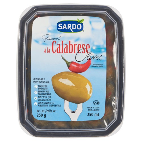 Sardo Gluten-Free Calabrese Olives 250 ml